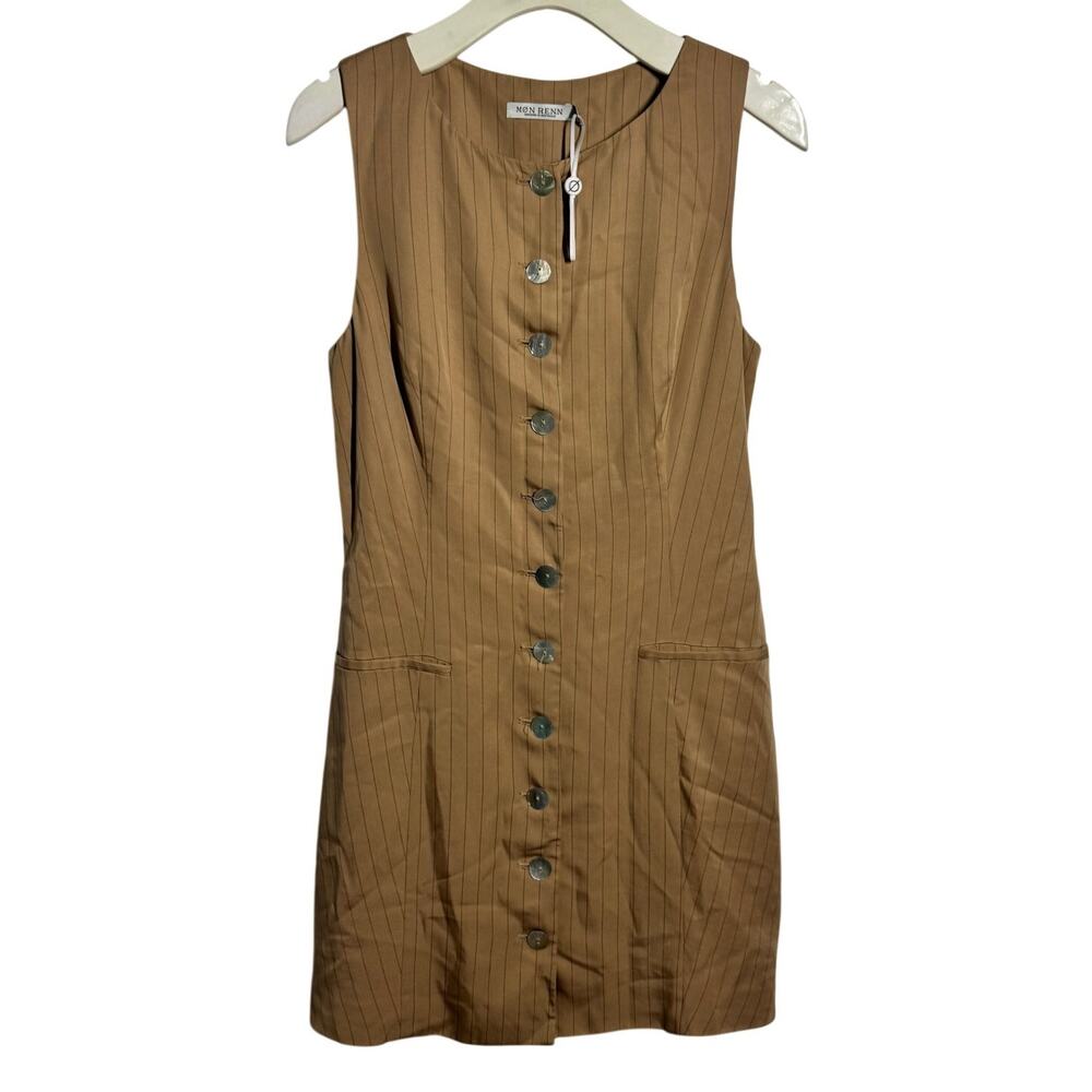 MON RENN BAHIA MINI DRESS SUNBAKED Quite Luxury Old Money Office Chic Minimalist